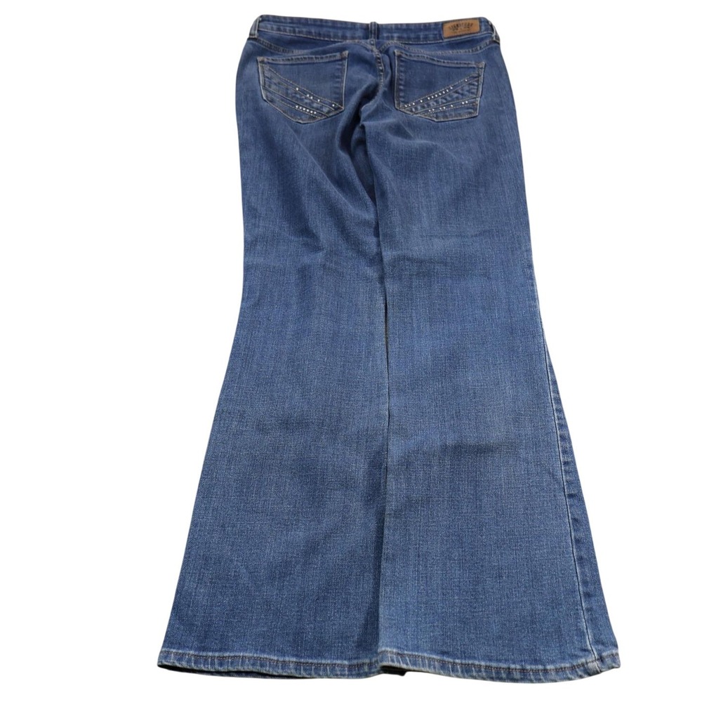 Signature By Levi‎ Strauss Jeans Womens 10 Blue Modern Bootcut Rhinestone Denim